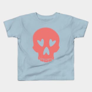 Pink Skull And Suspenders Kids T-Shirt